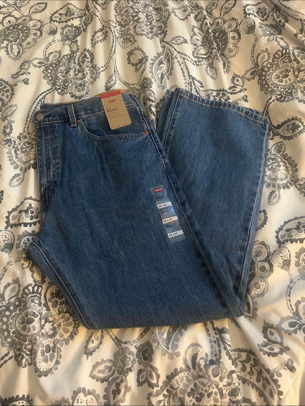 Levi's 517 Medium Blue Bootcut Jeans